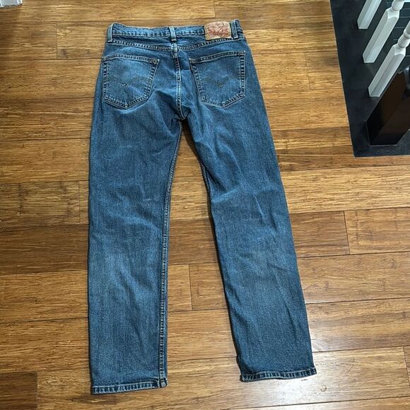 Levi's 505 Blue Relaxed Fit Jeans, 32x32 - Picture 4 of 9